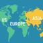USA Europe Asia