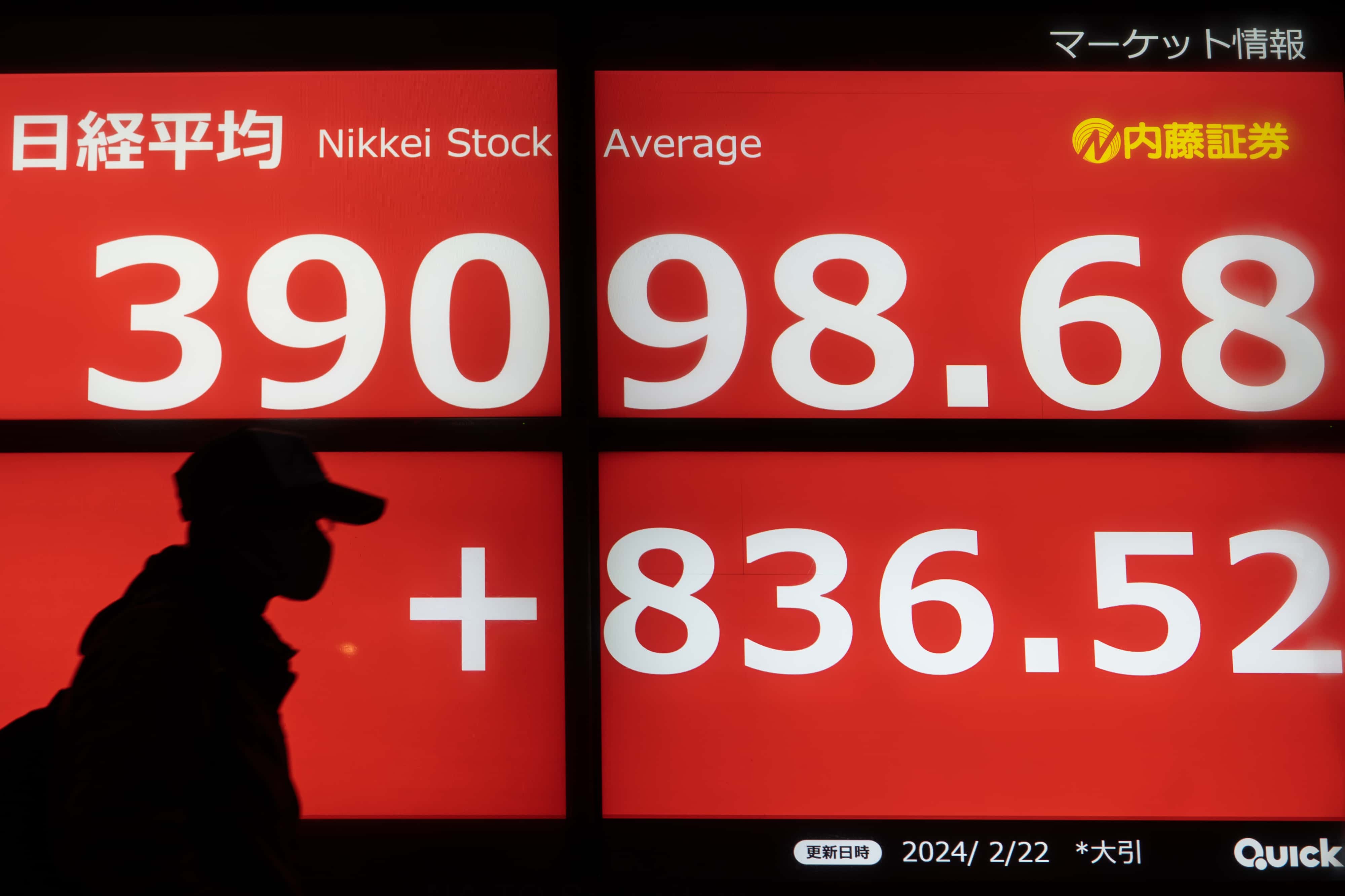 Japan: Nikkei Index Surges Past 1989's Record High