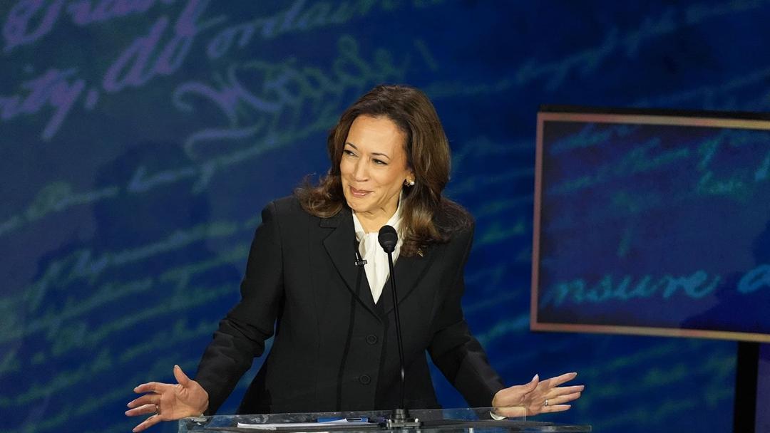 Harris Does First Solo Interview as Nominee