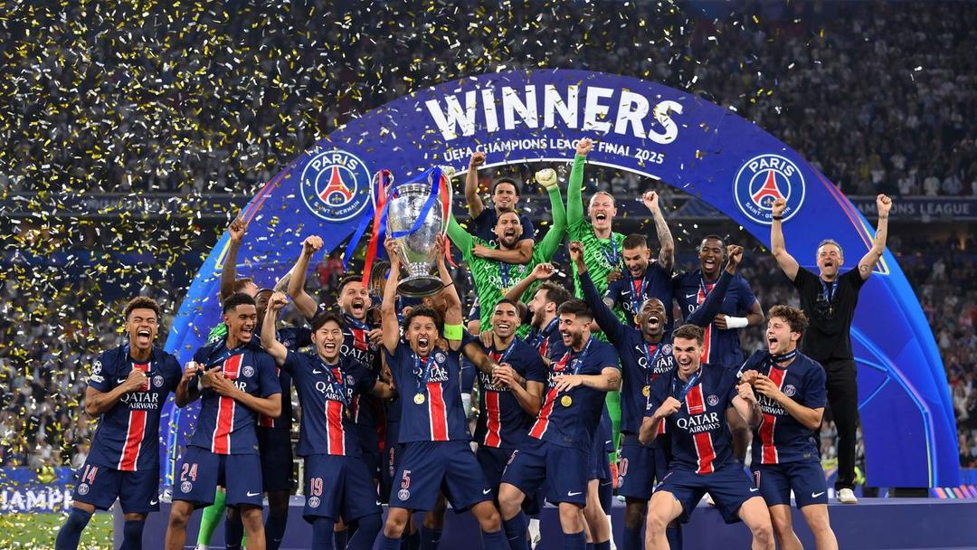 PSG Claims First Champions League with Record 5-0 Rout