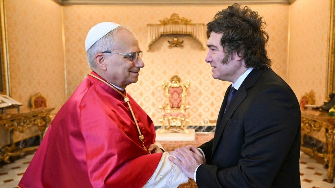 Argentina's Milei Meets Pope Leo at the Vatican
