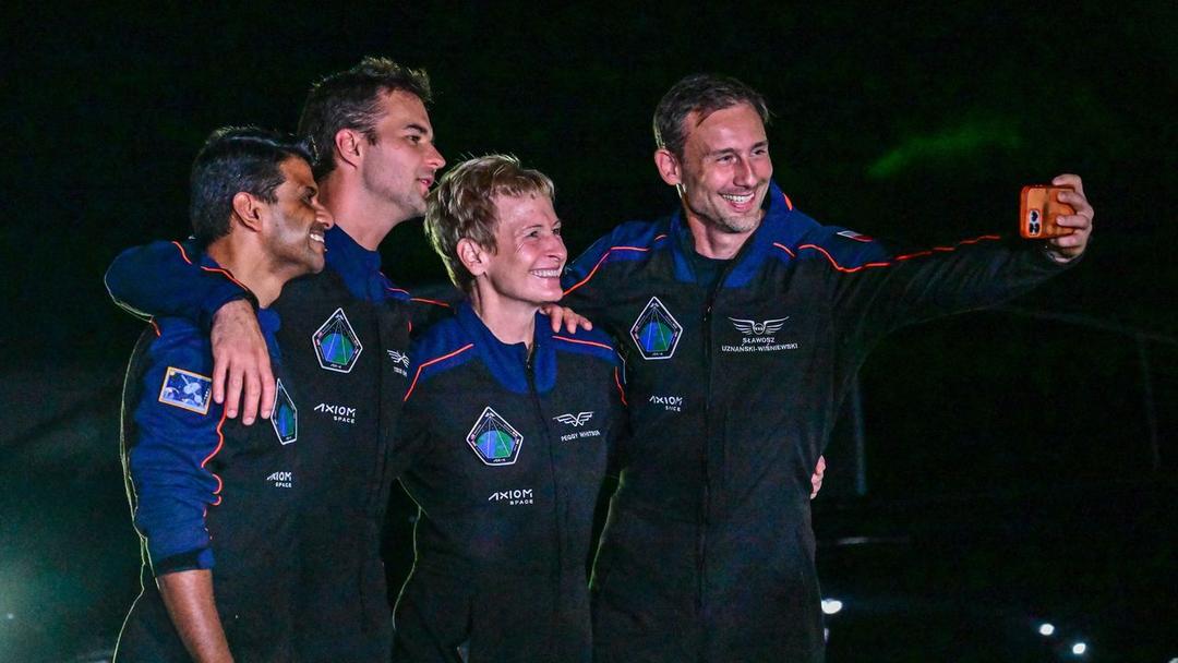 Axiom-4 Crew Returns After Historic ISS Mission