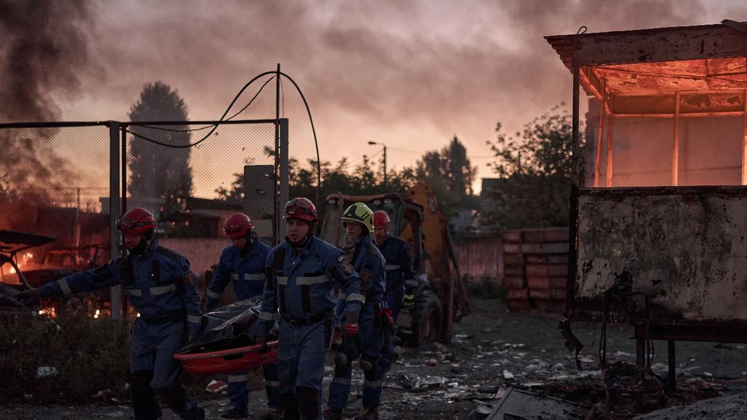 At Least 19 Dead After Russian Attack on Kyiv