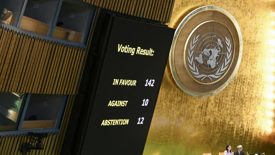 UN Adopts Two-State Solution Between Israel and Palestine