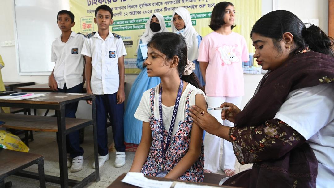 Bangladesh Launches Typhoid Vaccination for 50M Children