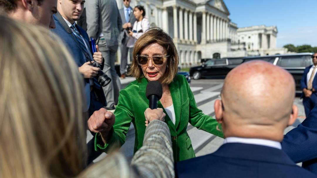 Pelosi Confronts LindellTV Reporter Over Jan 6 Questions