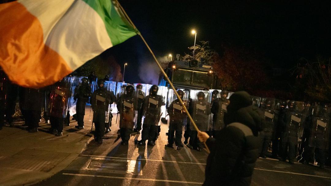 17 Charged with Public Disturbance Following Dublin Hotel Clashes