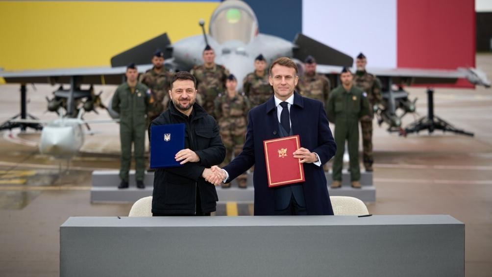 Ukraine Signs Letter of Intent with France for 100 French Rafale Jets by 2035
