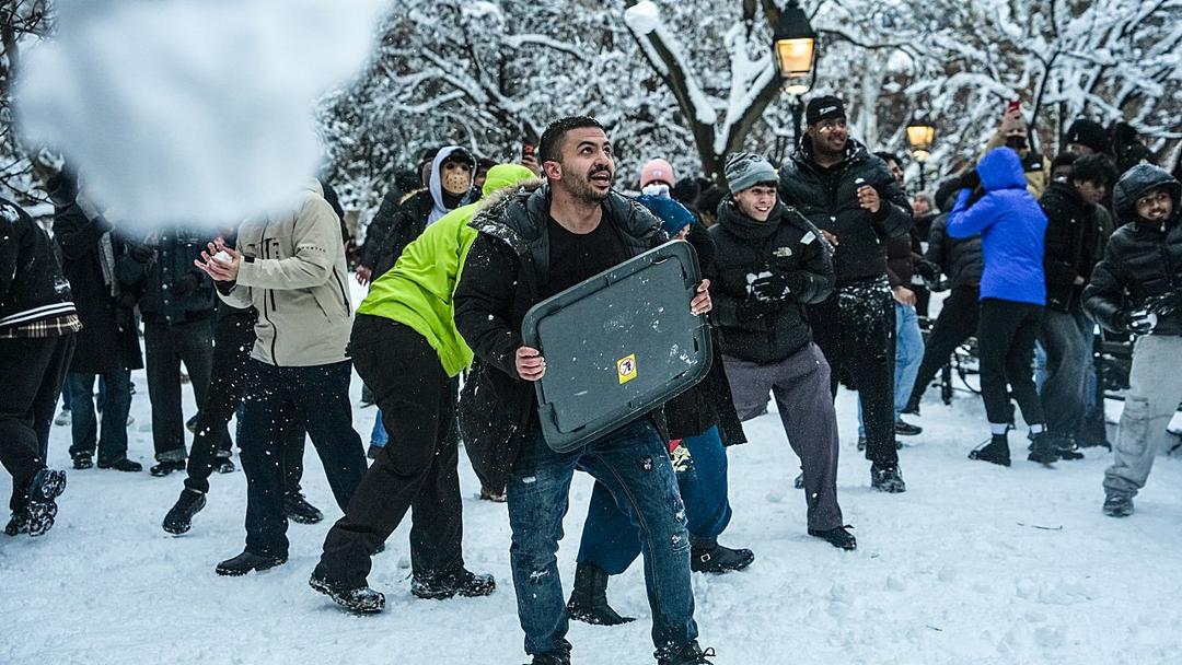Man Arrested for Allegedly Assaulting Officers in NYC Snowball Fight