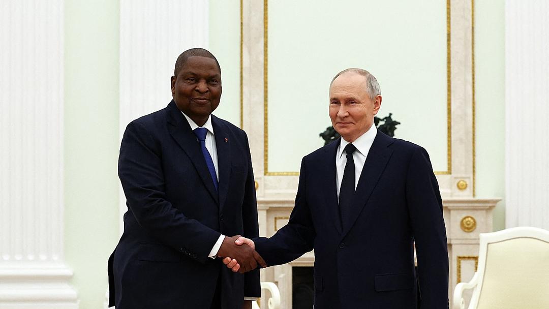 CAR President Touadéra Meets Putin in Moscow
