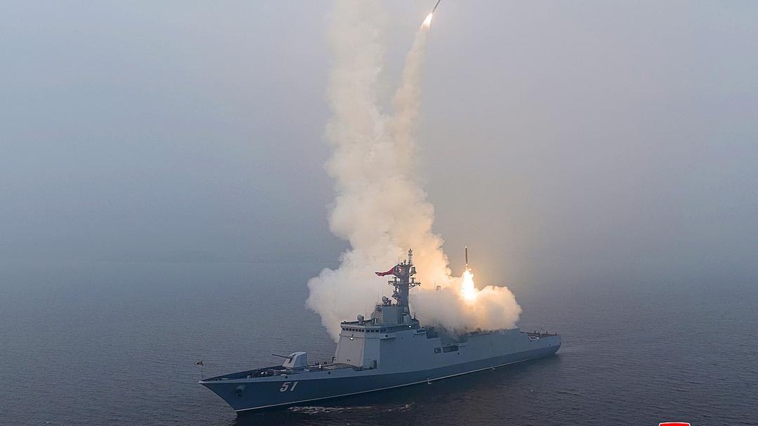 Kim Jong Un Oversees Missile Tests From New Destroyer