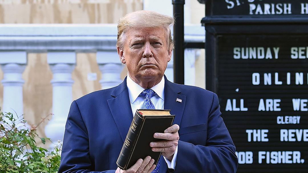 Trump Reads Bible in 'America Reads the Bible' Event
