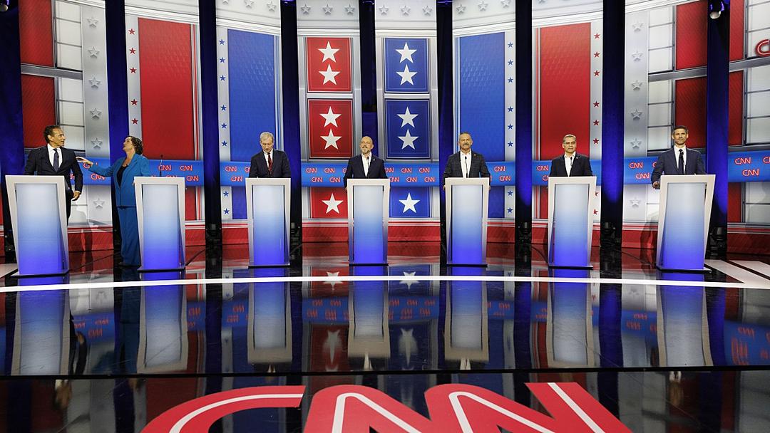 Seven Candidates Clash in California Governor Debate