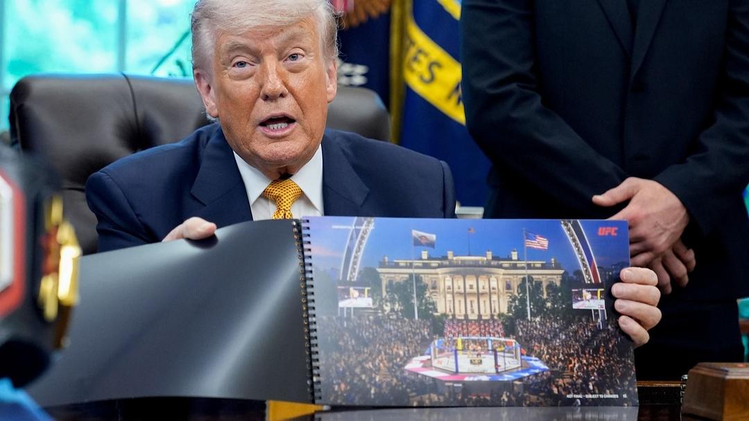 Trump Unveils Renderings for White House UFC Fight