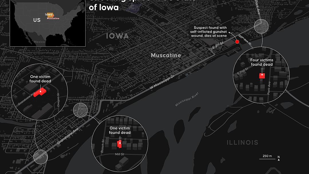 Iowa: 6 Family Members Shot Dead in Suspected Domestic Dispute