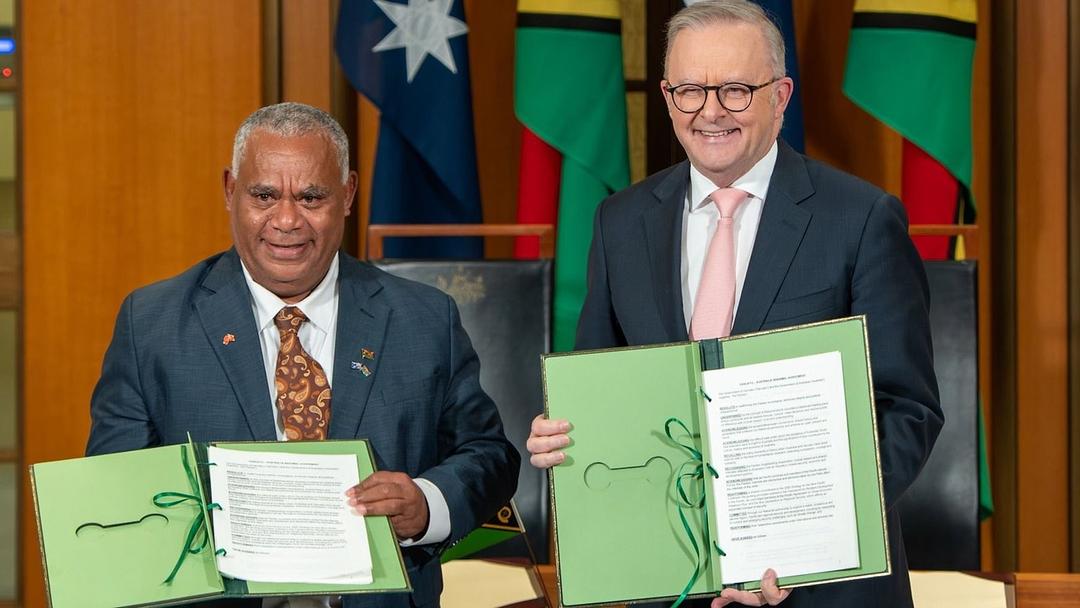 Australia, Vanuatu Sign Nakamal Agreement Security Pact