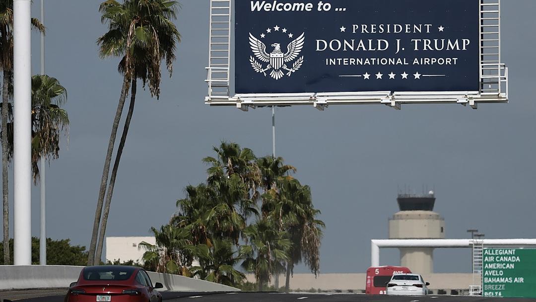 Florida’s West Palm Beach Airport Renamed After Donald Trump