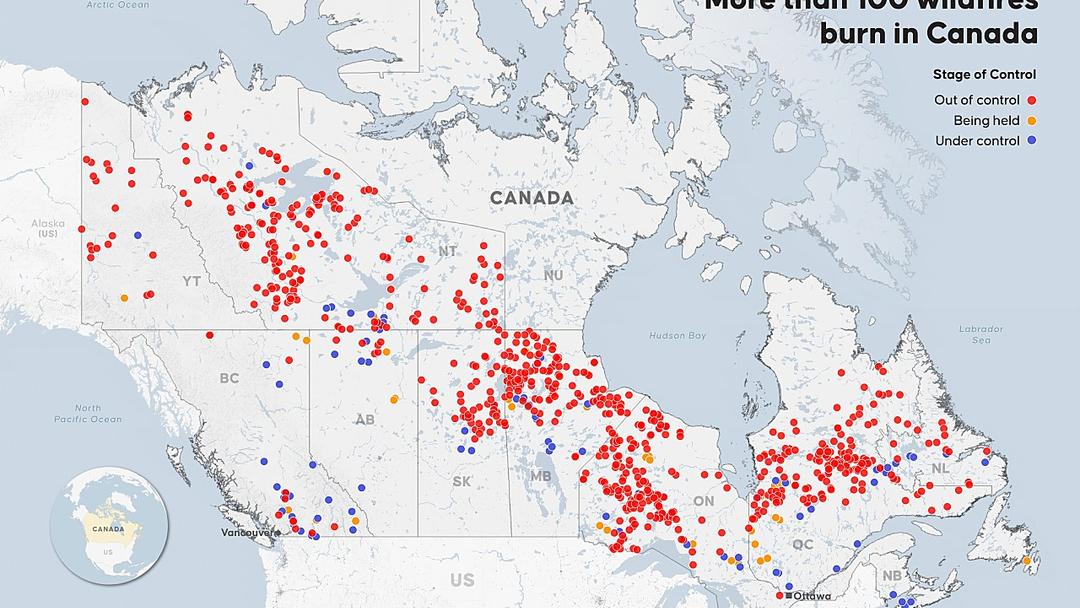 Canada: Ontario Wildfires Force Evacuations, US Calls for Action