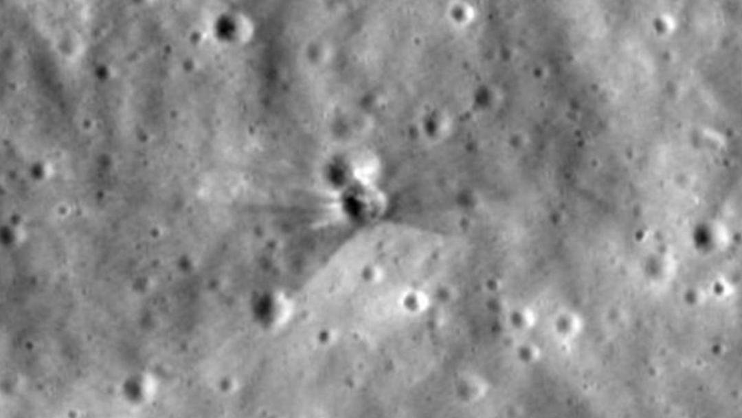 SpaceX Rocket Leaves 60-Foot Crater on the Moon
