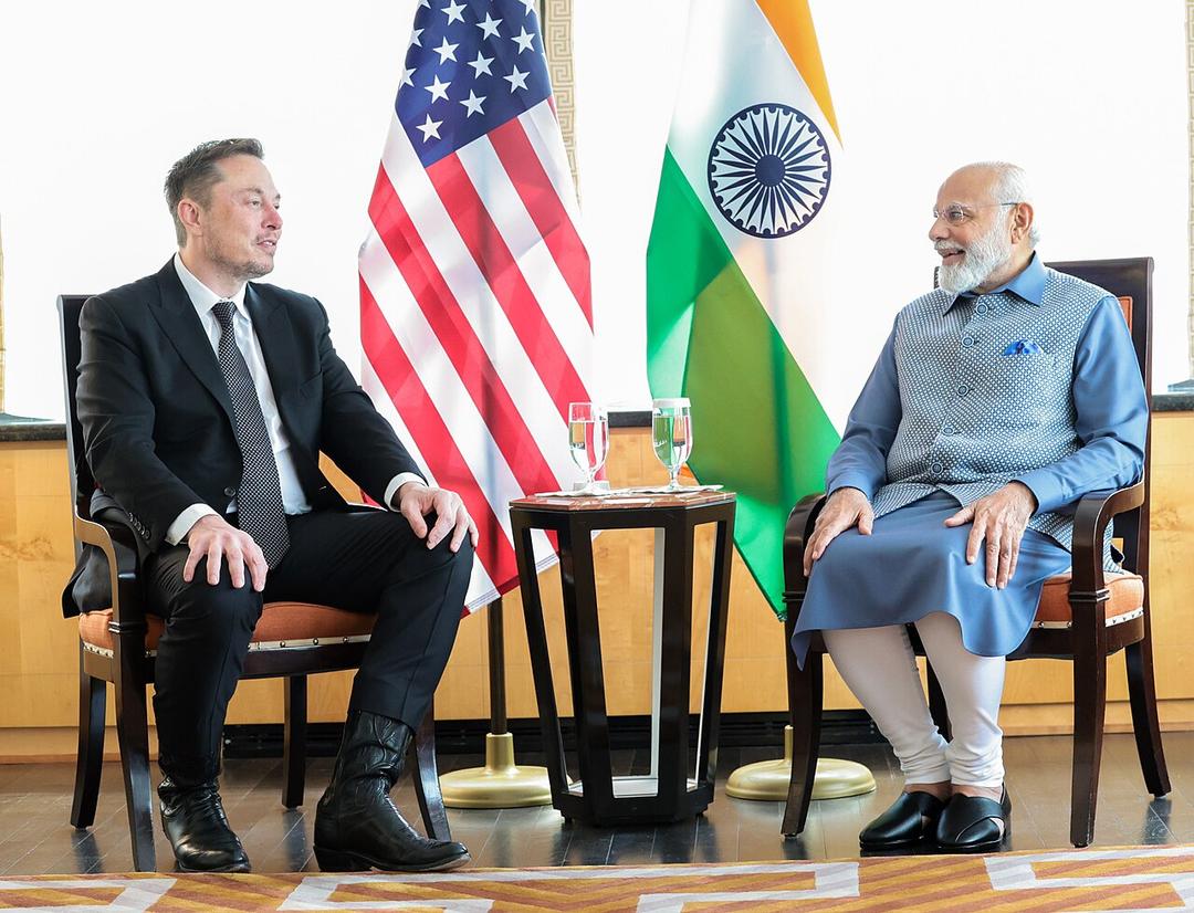 Musk Meets With Modi to Discuss India Investment