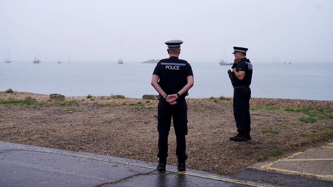 Protesters Clash With Police After 140 Migrants Land in Portsmouth