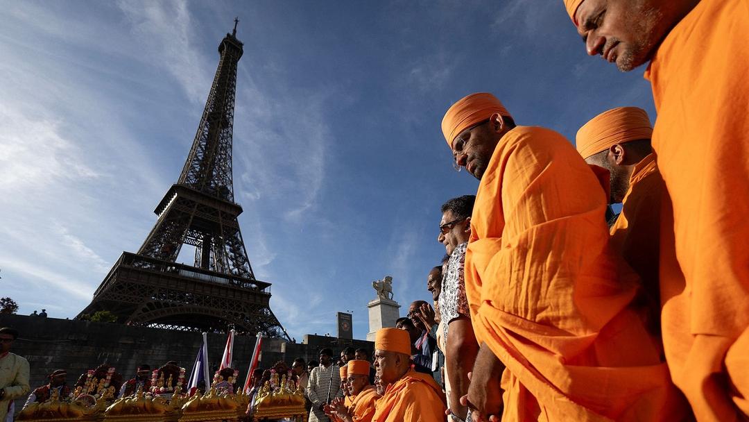 Eiffel Tower Closes After Female Staff Removed For Hindu Group Visit