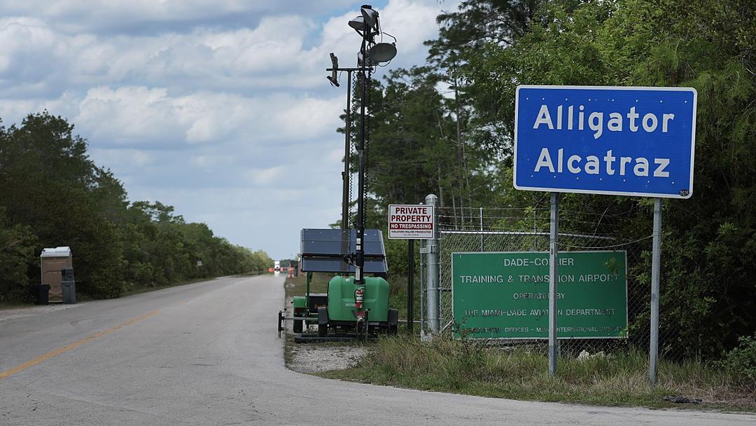 Watchdog: 'Alligator Alcatraz' Put Detainees in Small Metal Cages