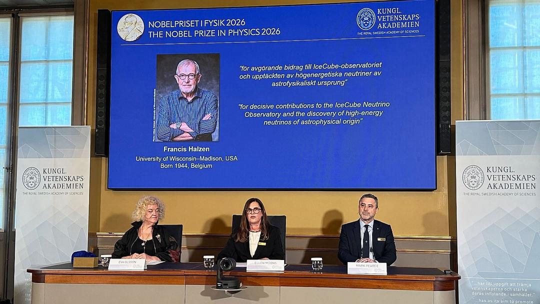 Francis Halzen Wins Physics Nobel for IceCube Neutrino Hunt