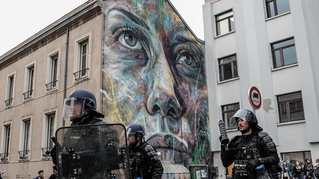 France Protests: High School Classes Canceled, Stun Grenade Use Halted