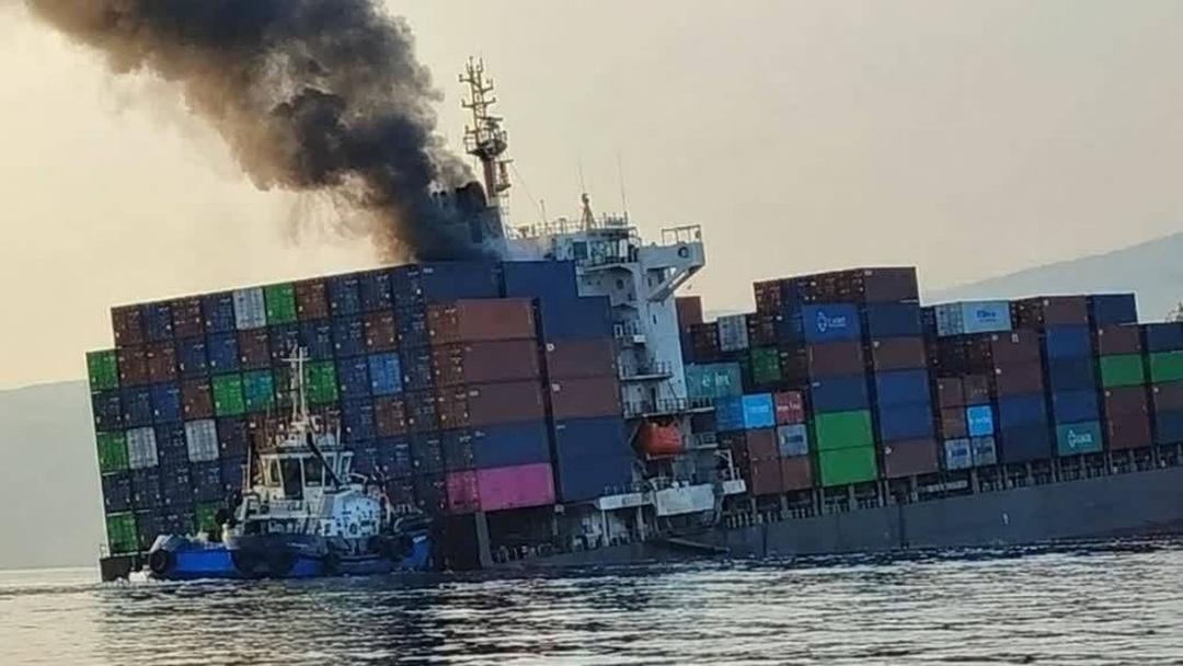 Two Ships Sink Near Strait of Hormuz