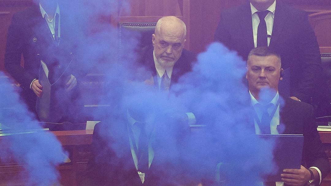 Flares Launched in Albania's Parliament as 4 Lawmakers Expelled