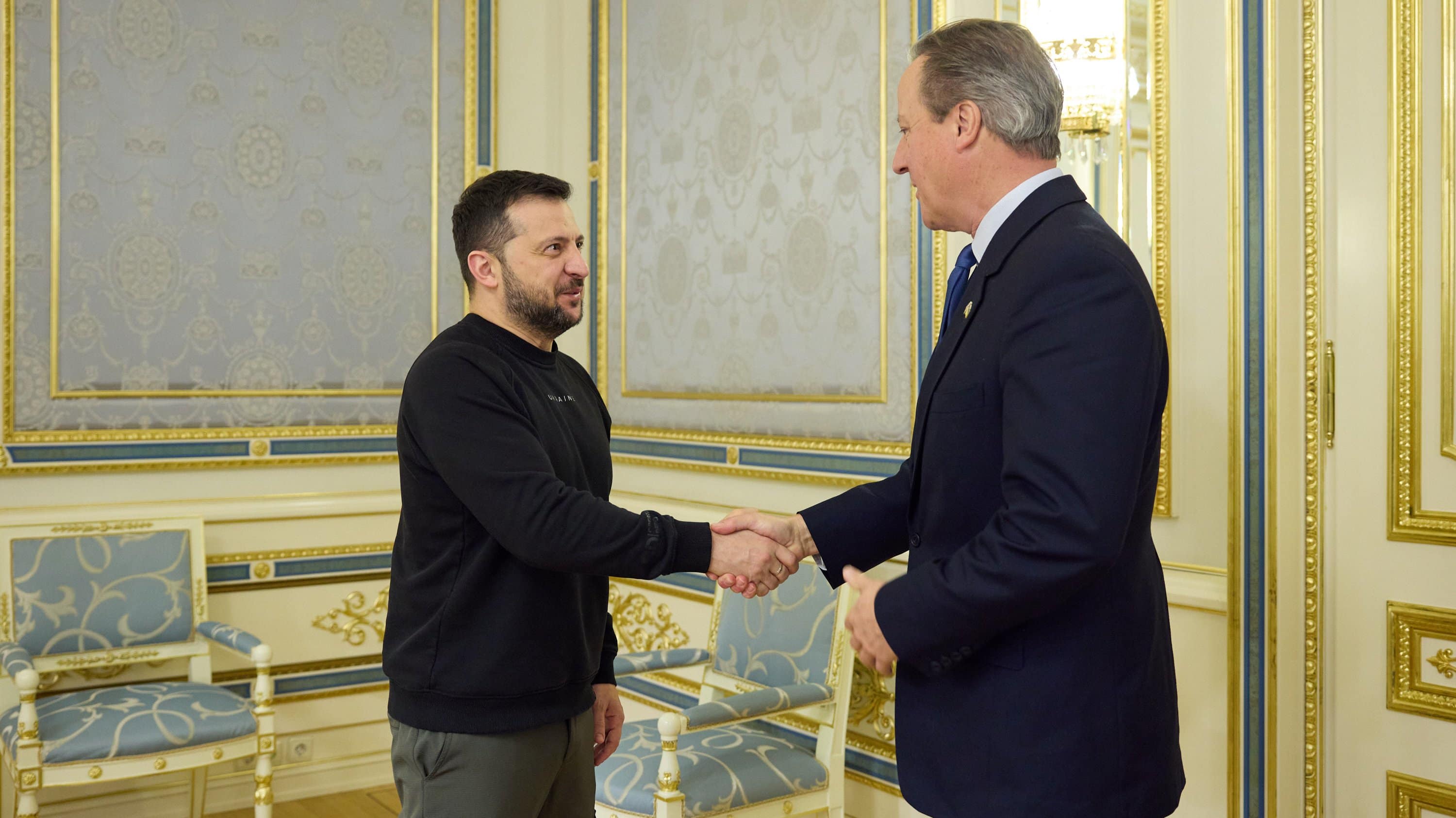 UK's David Cameron Travels to Meet Zelenskyy in Ukraine
