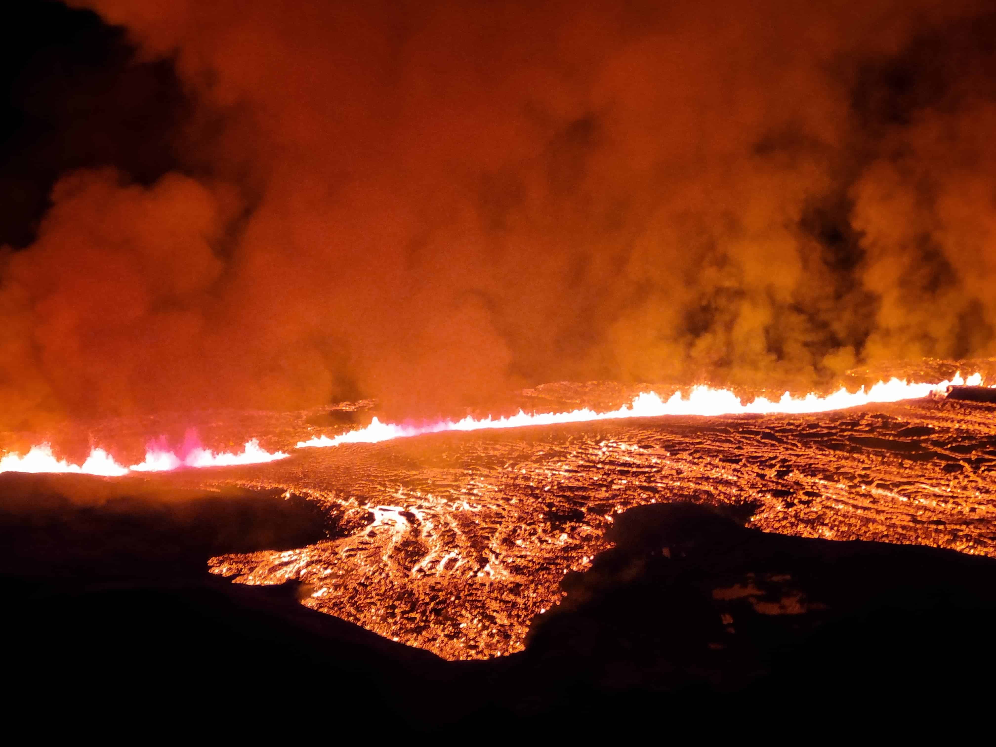 Iceland: Volcano Eruption Sends Lava Into Fishing Town